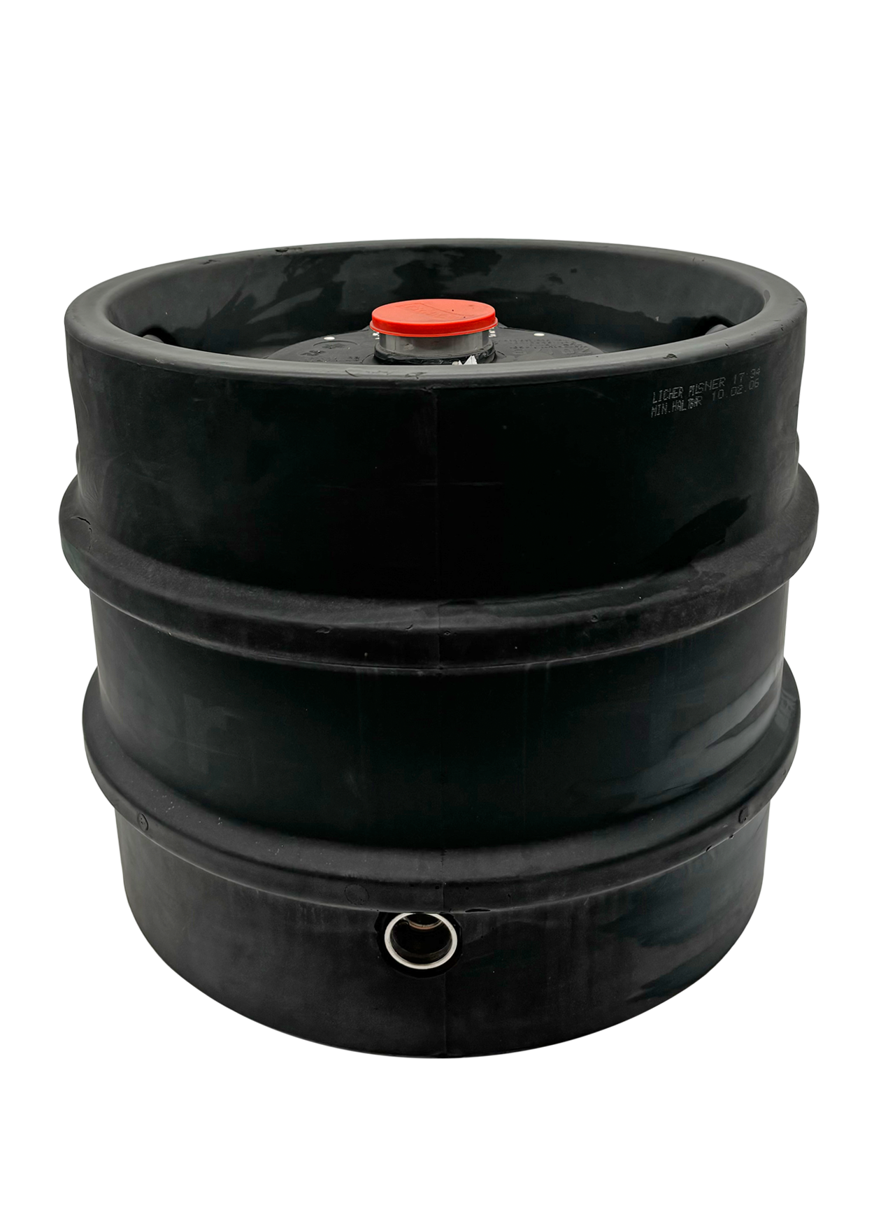 DIN 20 L Schäfer Plus PU KEG Ø 395 mm A Qualität  mit bayr. Anstich- stapelbar - mit Fitting